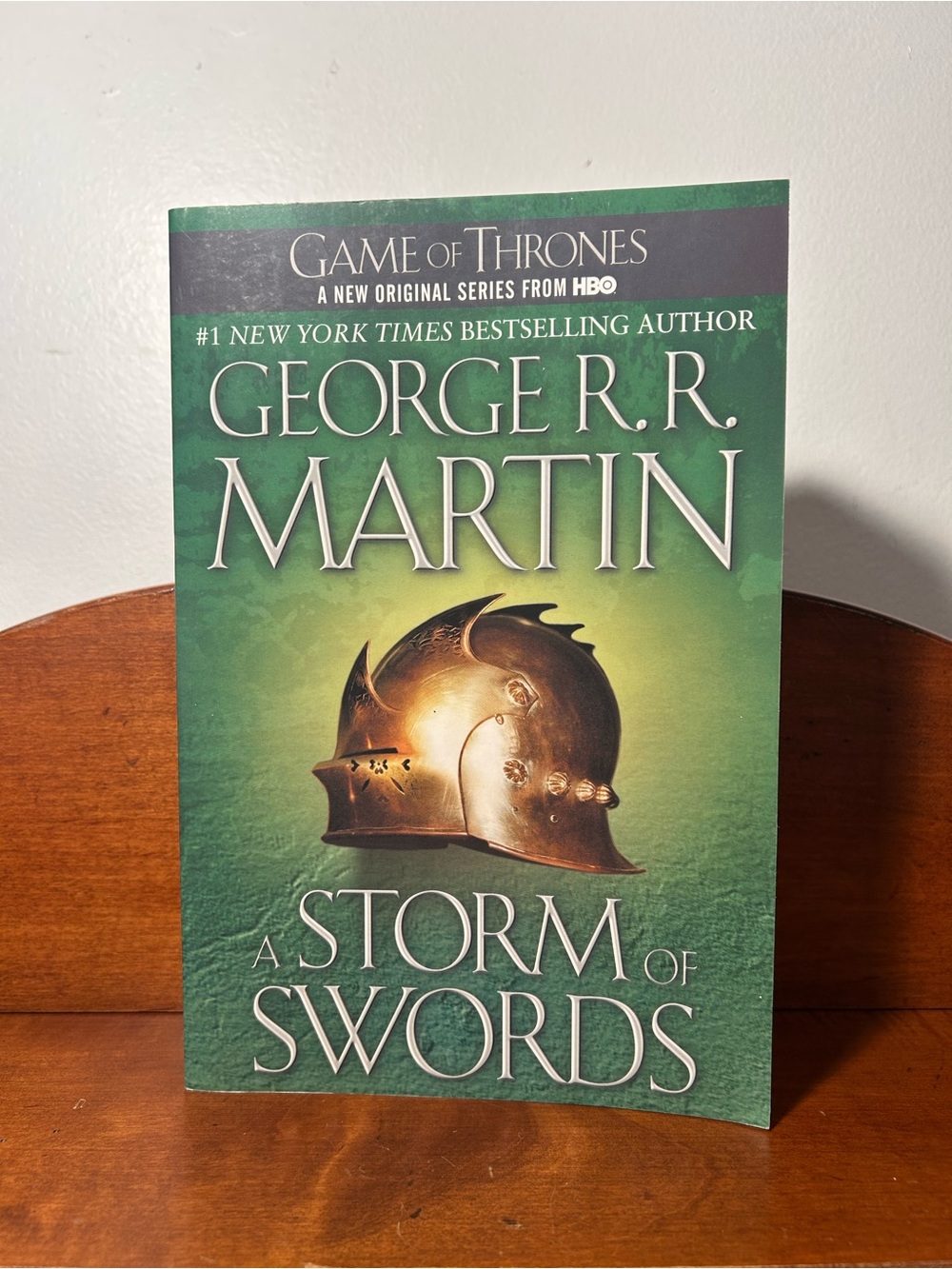 George R.R. Martin A Storm of Swords — Green Paperback (Game of Thrones)